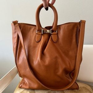 Maison Martin Margiela Brown Leather Tote